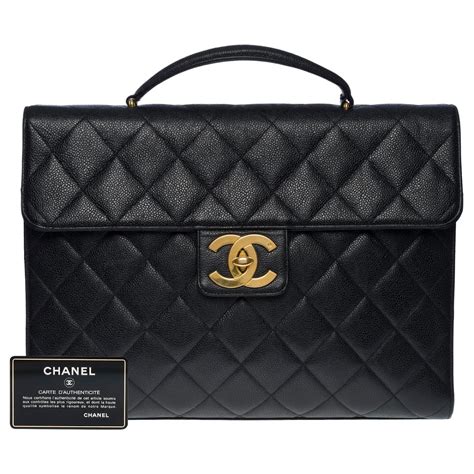 chanel brief case|Chanel briefcase for women.